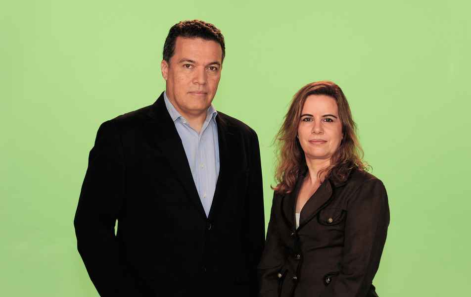Reitor Jaime Arturo Ramírez e Vice-reitora Sandra Regina Goulart Almeida