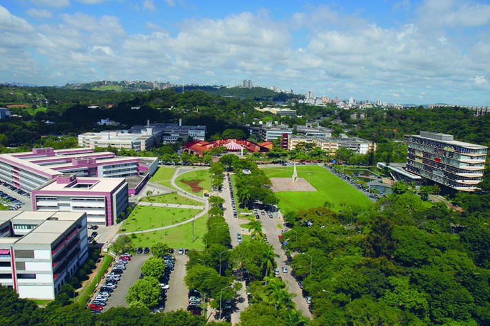 Foto: Foca Lisboa Vista aérea do campus Pampulha: