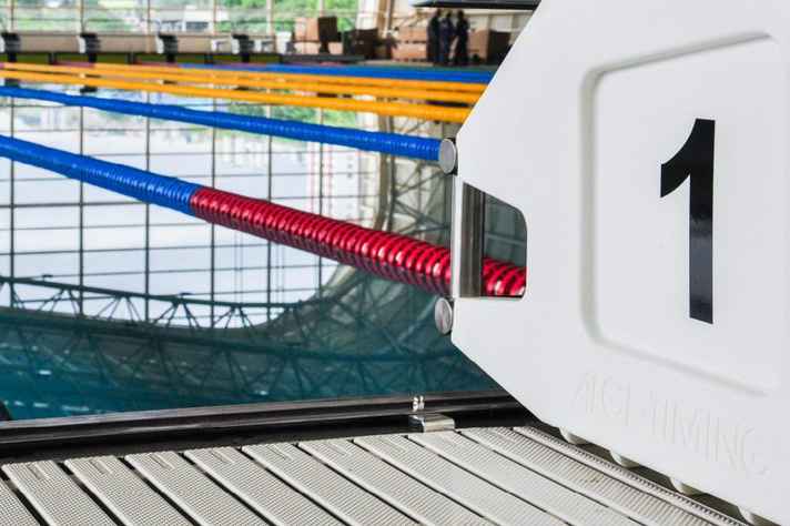 Arquivo CTE Detalhe da piscina olímpica do Centro de Treinamento Esportivo, que contribuiu para que a UFMG figurasse entre as 50 melhores universidades do mundo em esportes